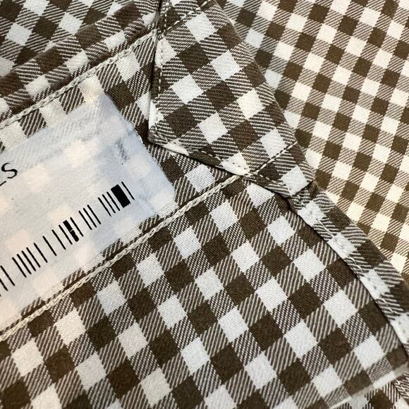 Ralph Lauren Classic Fit Dress Shirt Men's L Cream Olive Check Purple Pony - Picture 11 of 11